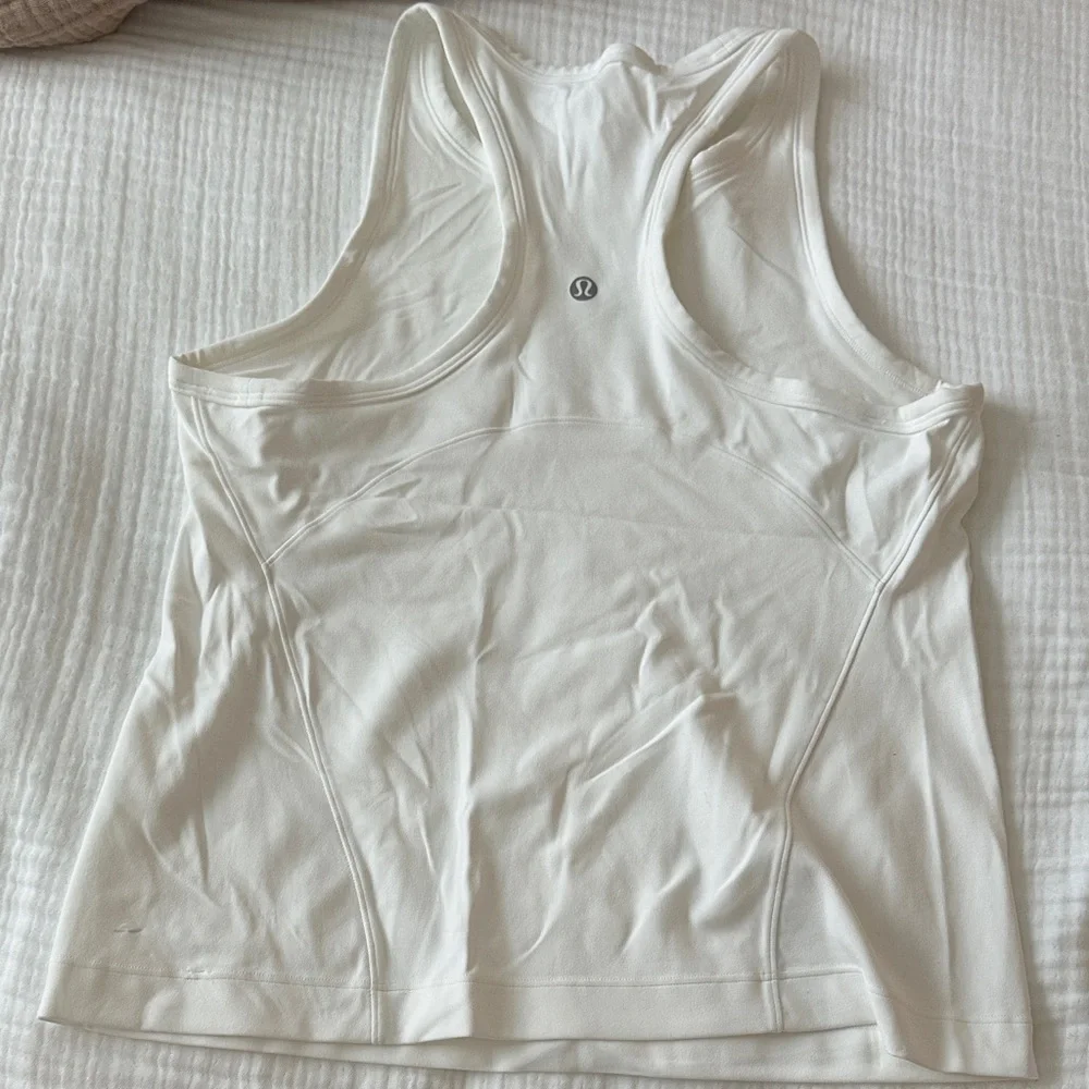 Lululemon White Tank Top - Picture 3 of 3